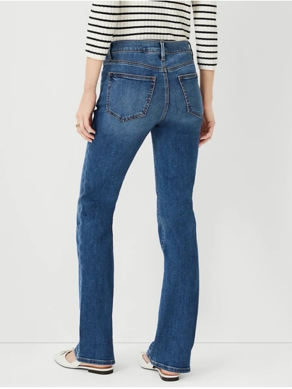 Ann Taylor Mid Rise Bootcut Jean - Picture 2 of 15